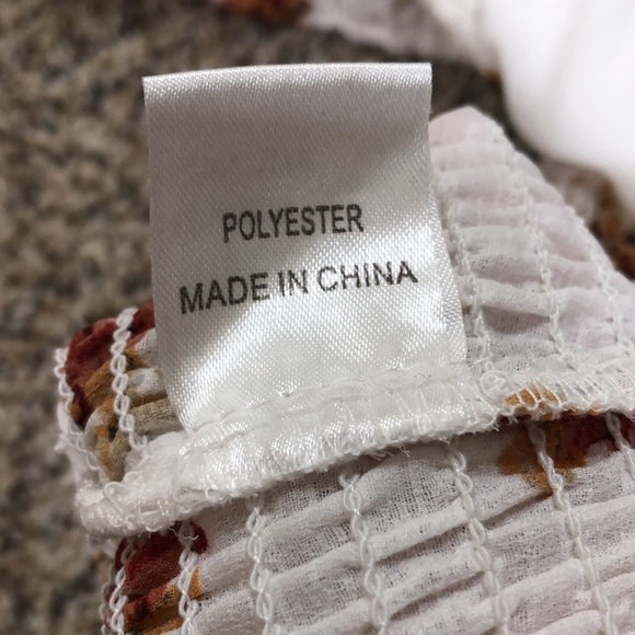 Princess Polly Mini Dress Size 4 White Floral Ruffle Shirred Sides Bodycon - Picture 6 of 8